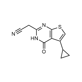 2-{5-cyclopropyl-4-oxo-3h,4h-thieno[2,3-d]pyrimidin-2-yl}acetonitrile|CS-0246992