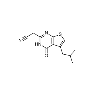 2-[5-(2-methylpropyl)-4-oxo-3h,4h-thieno[2,3-d]pyrimidin-2-yl]acetonitrile|CS-0246993