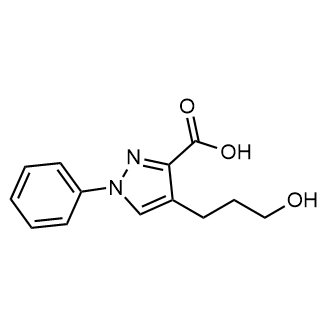 4-(3-Hydroxypropyl)-1-phenyl-1h-pyrazole-3-carboxylic acid|CS-0247548