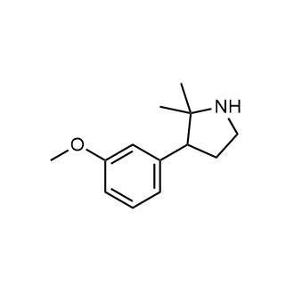 3-(3-Methoxyphenyl)-2,2-dimethylpyrrolidine|CS-0247838
