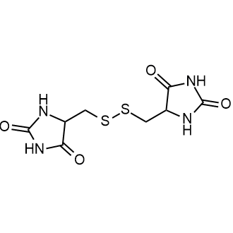 5-({[(2,5-dioxoimidazolidin-4-yl)methyl]disulfanyl}methyl)imidazolidine-2,4-dione|CS-0248037
