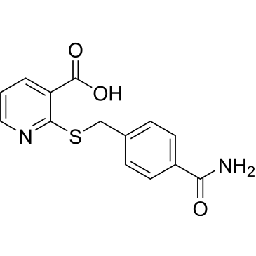 2-{[(4-carbamoylphenyl)methyl]sulfanyl}pyridine-3-carboxylic acid|CS-0248119