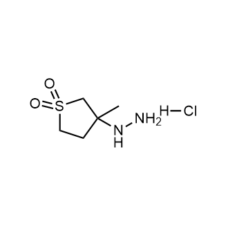 3-Hydrazinyl-3-methyl-1λ6-thiolane-1,1-dione hydrochloride|CS-0248390