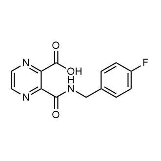 3-{[(4-fluorophenyl)methyl]carbamoyl}pyrazine-2-carboxylic acid|CS-0248413