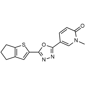 5-(5-{4h,5h,6h-cyclopenta[b]thiophen-2-yl}-1,3,4-oxadiazol-2-yl)-1-methyl-1,2-dihydropyridin-2-one|CS-0248429