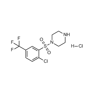 1-[2-chloro-5-(trifluoromethyl)benzenesulfonyl]piperazine hydrochloride|CS-0248535