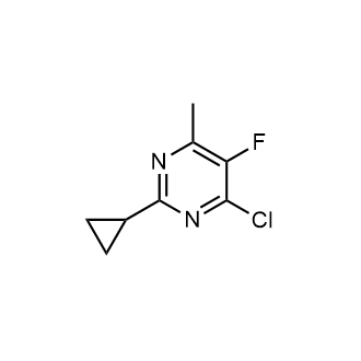 4-Chloro-2-cyclopropyl-5-fluoro-6-methylpyrimidine|CS-0249010