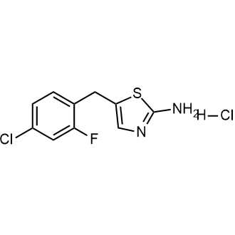 5-[(4-chloro-2-fluorophenyl)methyl]-1,3-thiazol-2-amine hydrochloride|CS-0249605