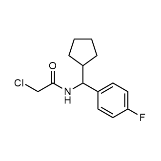 2-Chloro-n-[cyclopentyl(4-fluorophenyl)methyl]acetamide|CS-0249981