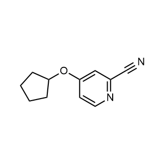 4-(Cyclopentyloxy)pyridine-2-carbonitrile|CS-0250229