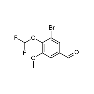 3-Bromo-4-(difluoromethoxy)-5-methoxybenzaldehyde|CS-0250274