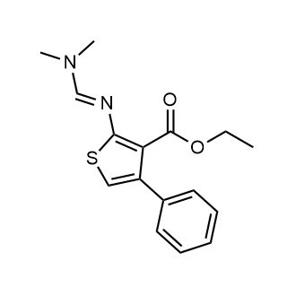 Ethyl 2-{[(dimethylamino)methylidene]amino}-4-phenylthiophene-3-carboxylate|CS-0250554