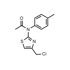 N-[4-(Chloromethyl)-1,3-thiazol-2-yl]-N-(4-methylphenyl)acetamide|CS-0250602