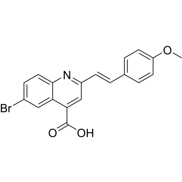 6-Bromo-2-[2-(4-methoxyphenyl)ethenyl]quinoline-4-carboxylic acid|CS-0250985