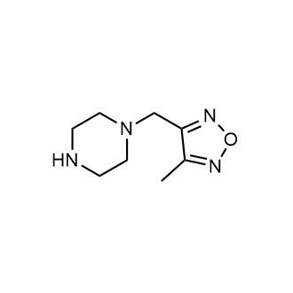1-[(4-methyl-1,2,5-oxadiazol-3-yl)methyl]piperazine|CS-0251425