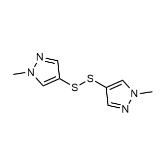 1-Methyl-4-[(1-methyl-1h-pyrazol-4-yl)disulfanyl]-1h-pyrazole|CS-0251525