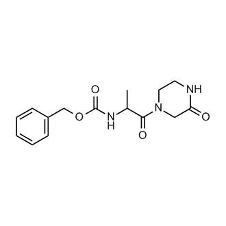 Phenylmethyl N-[1-methyl-2-oxo-2-(3-oxo-1-piperazinyl)ethyl]carbamate|CS-0251626