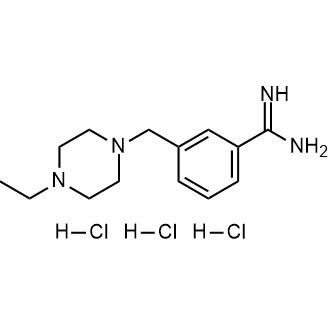 3-[(4-ethylpiperazin-1-yl)methyl]benzene-1-carboximidamide trihydrochloride|CS-0251810