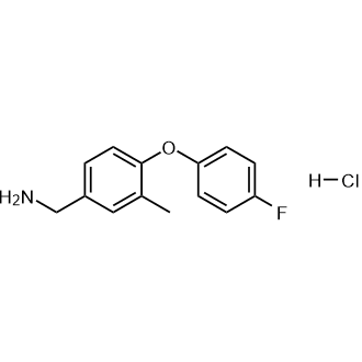 [4-(4-fluorophenoxy)-3-methylphenyl]methanamine hydrochloride|CS-0252218