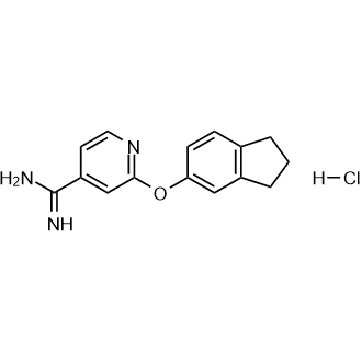 2-(2,3-dihydro-1h-inden-5-yloxy)pyridine-4-carboximidamide hydrochloride|CS-0252356