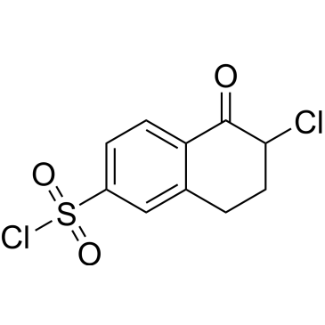 6-Chloro-5-oxo-5,6,7,8-tetrahydronaphthalene-2-sulfonyl chloride|CS-0252555