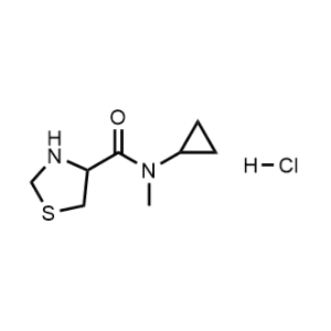N-Cyclopropyl-N-methyl-1,3-thiazolidine-4-carboxamide hydrochloride|CS-0252774