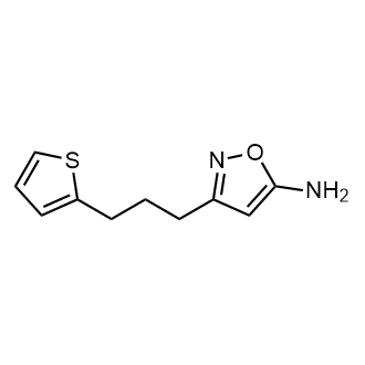 3-[3-(thiophen-2-yl)propyl]-1,2-oxazol-5-amine|CS-0252887