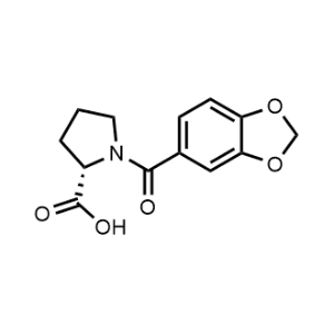 1-(1,3-Dioxaindane-5-carbonyl)pyrrolidine-2-carboxylic acid|CS-0252893