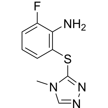 2-Fluoro-6-[(4-methyl-4h-1,2,4-triazol-3-yl)sulfanyl]aniline|CS-0253022