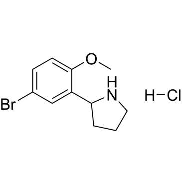 2-(5-Bromo-2-methoxyphenyl)pyrrolidine hydrochloride|CS-0253132