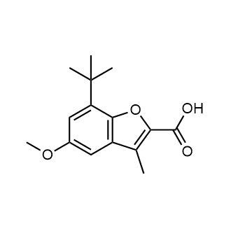 7-Tert-butyl-5-methoxy-3-methyl-1-benzofuran-2-carboxylic acid|CS-0253593