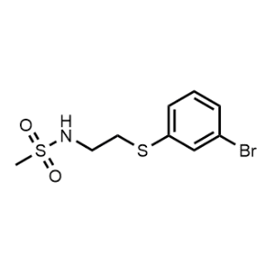 N-{2-[(3-Bromophenyl)sulfanyl]ethyl}methanesulfonamide|CS-0253641