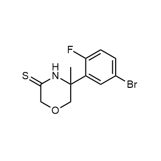 5-(5-Bromo-2-fluorophenyl)-5-methylmorpholine-3-thione|CS-0253791