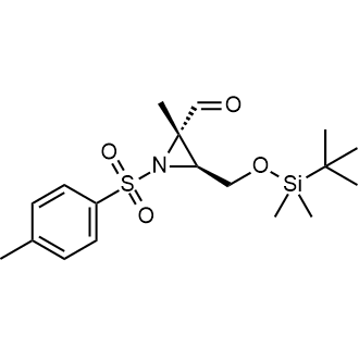 (2S,3S)-3-(((tert-Butyldimethylsilyl)oxy)methyl)-2-methyl-1-tosylaziridine-2-carbaldehyde|CS-0253854