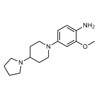 2-Methoxy-4-(4-(pyrrolidin-1-yl)piperidin-1-yl)aniline|CS-0253926