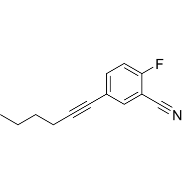 2-Fluoro-5-(hex-1-yn-1-yl)benzonitrile|CS-0254041