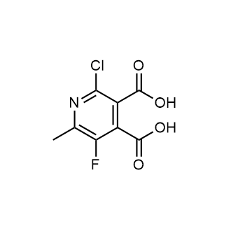 2-Chloro-5-fluoro-6-methylpyridine-3,4-dicarboxylic acid|CS-0254185
