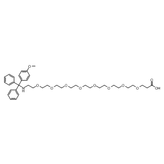 1-(4-Methoxyphenyl)-1,1-diphenyl-5,8,11,14,17,20,23,26-octaoxa-2-azanonacosan-29-oic acid|CS-0254297