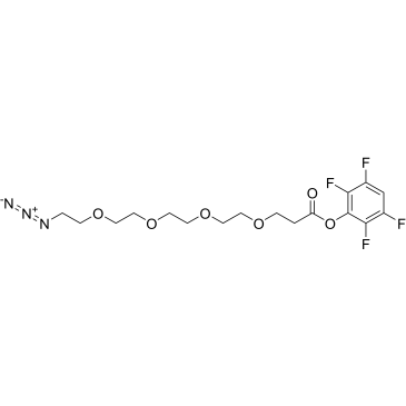 2,3,5,6-Tetrafluorophenyl 1-azido-3,6,9,12-tetraoxapentadecan-15-oate|CS-0254299