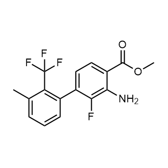 Methyl 3-amino-2-fluoro-3'-methyl-2'-(trifluoromethyl)-[1,1'-biphenyl]-4-carboxylate|CS-0254375