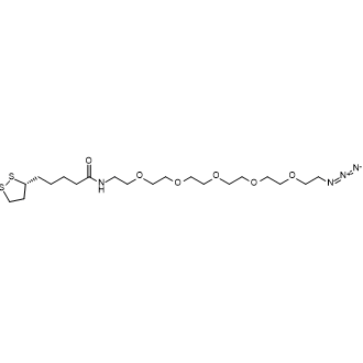 (R)-N-(17-Azido-3,6,9,12,15-pentaoxaheptadecyl)-5-(1,2-dithiolan-3-yl)pentanamide|CS-0254452