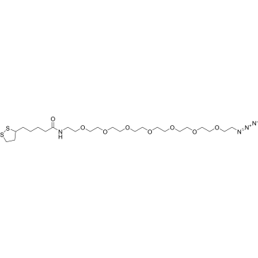 N-(23-Azido-3,6,9,12,15,18,21-heptaoxatricosyl)-5-(1,2-dithiolan-3-yl)pentanamide|CS-0254542