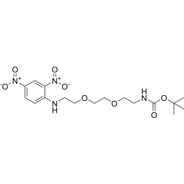 tert-Butyl (2-(2-(2-((2,4-dinitrophenyl)amino)ethoxy)ethoxy)ethyl)carbamate|CS-0254585