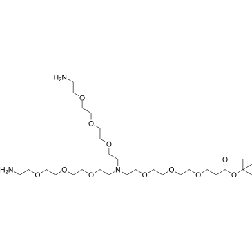 N-(t-Butyl ester-PEG3)-N-bis(PEG3-amine)|CS-0254662