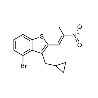 (E)-4-Bromo-3-(cyclopropylmethyl)-2-(2-nitroprop-1-en-1-yl)benzo[b]thiophene|CS-0254765