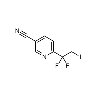 6-(1,1-Difluoro-2-iodoethyl)nicotinonitrile|CS-0254992