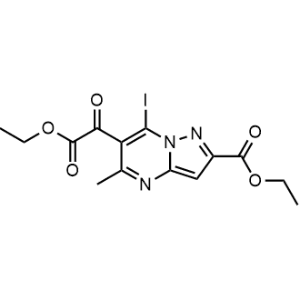Ethyl 6-(2-ethoxy-2-oxoacetyl)-7-iodo-5-methylpyrazolo[1,5-a]pyrimidine-2-carboxylate|CS-0255109