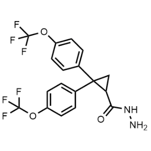 2,2-Bis(4-(trifluoromethoxy)phenyl)cyclopropanecarbohydrazide|CS-0255235