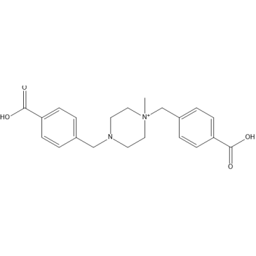 1,4-Bis(4-carboxybenzyl)-1-methylpiperazin-1-ium Imatinib Impurity|CS-0255288