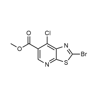 Methyl 2-bromo-7-chlorothiazolo[5,4-b]pyridine-6-carboxylate|CS-0255531